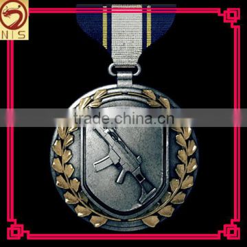 souvenir cheap military medal wih ribbon