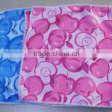 High Quality Microfiber Cloth w/Apple Printing