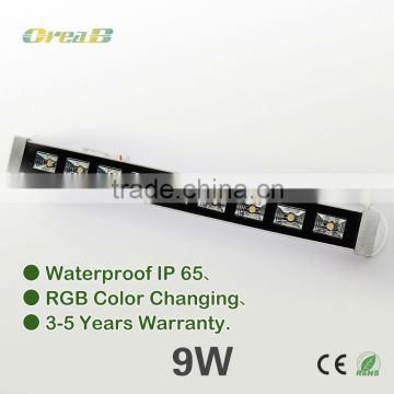 9w 2 Feet led wall washer housing for Christmas