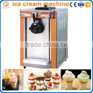 Desktop single head soft ice cream vending machine