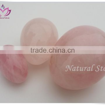 Rose Quartz Yoni Egg drilled,for Women Strengthening Pelvic Floor Muscles and for Countering Stress Adult Urinary Incontinen
