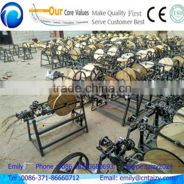 electric automatic small rice straw rope making machine