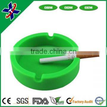 Profession custom eco friendly unbreak heat resistant cigar silicon ashtray