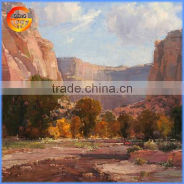 Hot Sell Impressionist Canvas Oil Painting Nature Canyon Handmade Good Quality