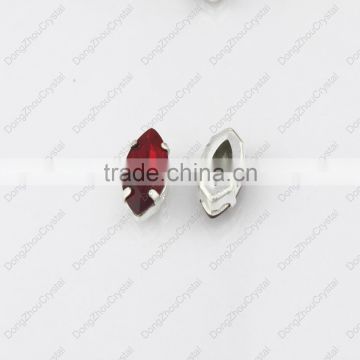 Hot sale wholesale price light siam decorative horse eye crystal beads for jewelry