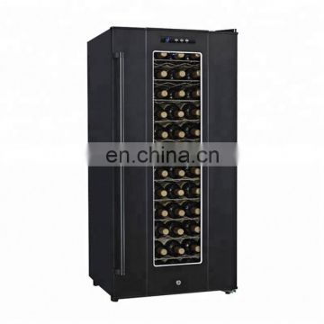 Red Wood Grain Wine Chiller Cooler/Wine Eefrigerator Hot Sale 320L Compressor Wine Refrigerator