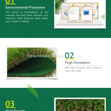 Chinese manufacturer synthetic lawn football turf Artificial Grass