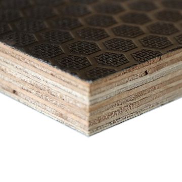 12mm 15mm 18mm film faced plywood anti-slip film faced plywood for construction made in China