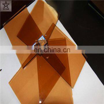 5.5mm 1650x2140mm Brown / Bronze Tinted Glass For Doors