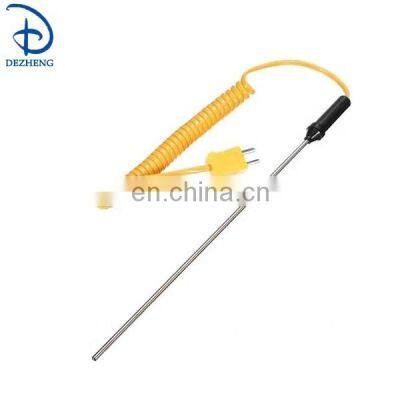 Dezheng K type Straight surface thermocouple