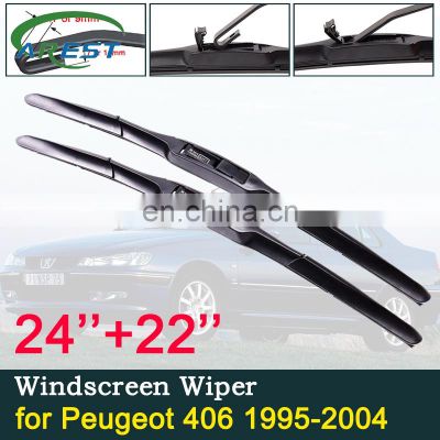 Car Wiper Blades for Peugeot 406 1995~2004 Front Windscreen Windshield Wipers Car Styling Accessories 1999 2000 2001 2002 2003