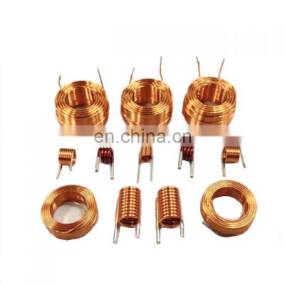 High quality copper wire variable electrical air core inductor coil Self Bonded Coil