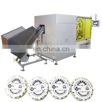 Automatic Plastic Bottle Caps Foil Hot Foil Stamp Machine