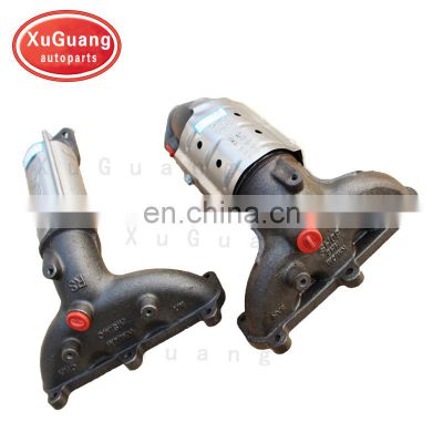 XG-AUTOPARTS Exhaust System High Quality Front Catalytic Converter for Kia Sportage 2.7L with Right and Left