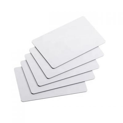 100% Polycarbonate Material Blank Window White Card For Identification Employee Management