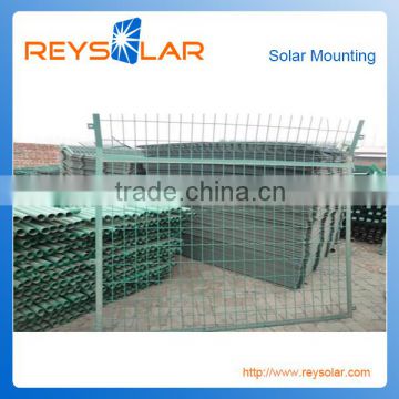 Solar Module Racking PVC coating solar panel Galvanized Wire Gruard Solar Power Fence