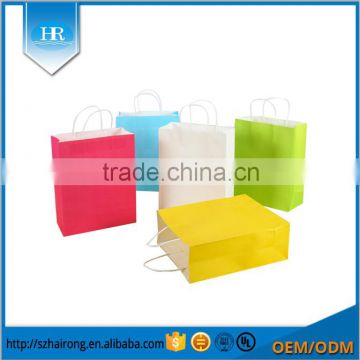 Wholesale Diretct Factory Different Color Paper Bag With Handle                        
                                                Quality Choice