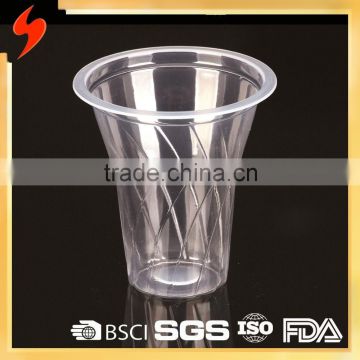 FDA Standard unique shaped PP Transparent 4oz disposable dessert cups