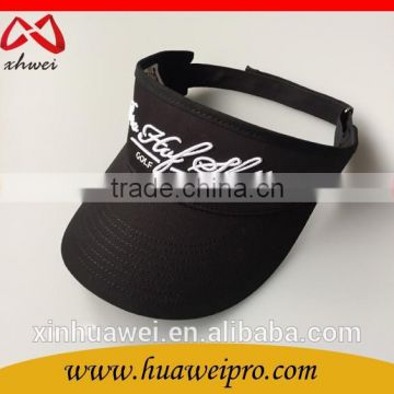 China Manufacturer Empty Top Hat Summer Sports Cap Golf Sun Visor Cap