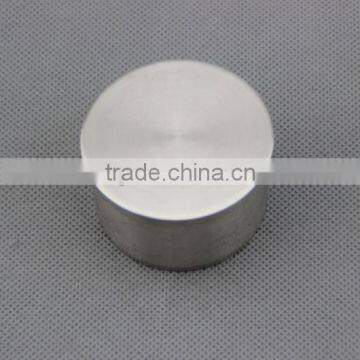 stainless steel 304/316 handrail end cap / ss curved end cap