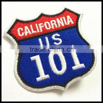 Special Self-adhesive Custom Designs 3D Hand Embroidey Patches for Garment