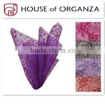 2014 New Design Organza Sheet For Flower Wrapper