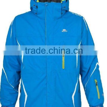 320D polyester taslon waterproof ski jacket for men