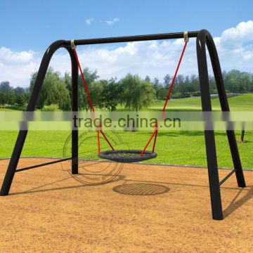 Durable Single Metal Backyard Swing Set