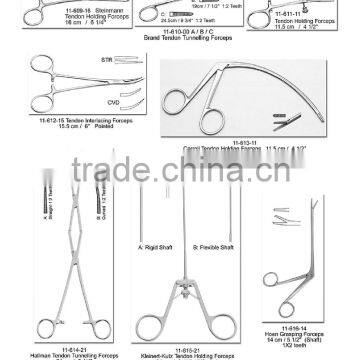 Steinmann tendon holding forceps,16cm, orthopaedic instruments, surgical instruments