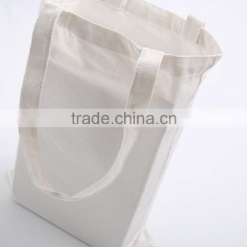Factory price shopping bag white customized handbag large capacity canvas bag