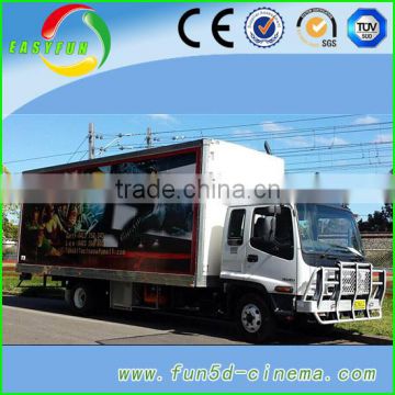 New Business Projects 3D Glasses Mobile 5D Cinema Truck