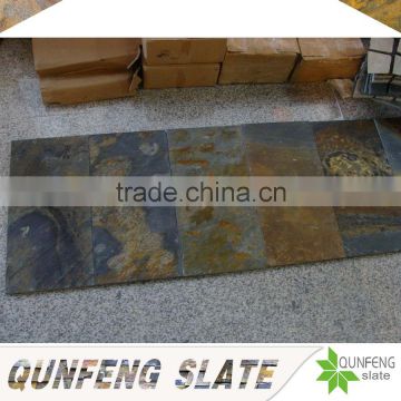 natural rustic cheap slate tile garden floor stone
