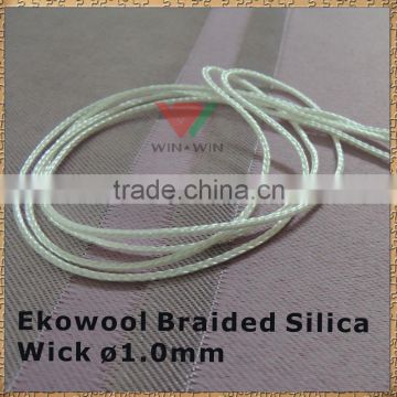 Original Best Quality Fibreglass silica Candle wicks 1.0mm Braided Silica Cord for many E-Cigarettes Atomizer