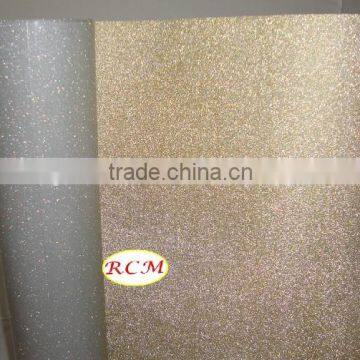 Golden Glitter Film For Decoration