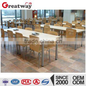 hot sale good quality modren metal frame dining table