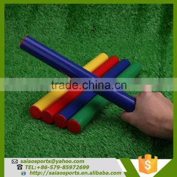 athletics track and field colorful baton