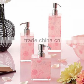 Colorful and Luxury shampoo and treatment dispenser for home , from Japanese supplier