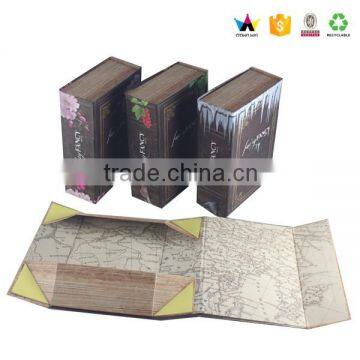 2015 New Fashion Cardboard Flat Folding Gift Box