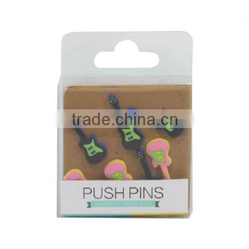 guitar shaped push pins/novel pins /high quality