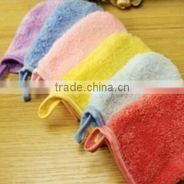 Coral fleece cleaning glove