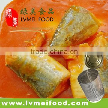 Top Quality Canned Mackerel Fish in Tomato Sauce