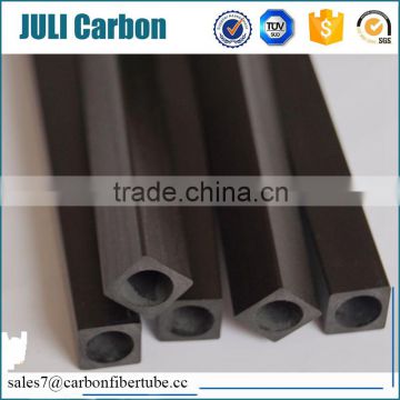 Juli professional manufacturer pultrusion carbon fiber tube, carbon square oval tube