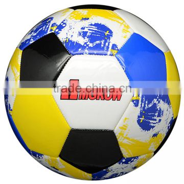 Official size and weight sporting goods new design and cool pu/pvc/rubber football factory soccer ball wholesale
