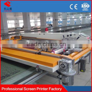 Y customized automatic textile screen printing machine