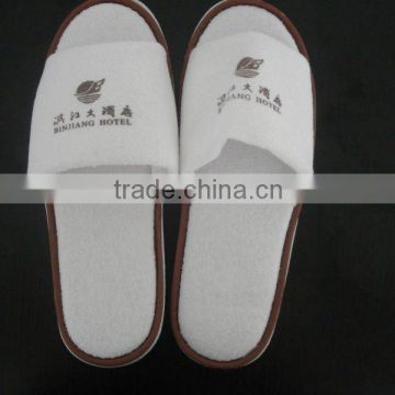 comfortable open toe terry hotel washable slipper