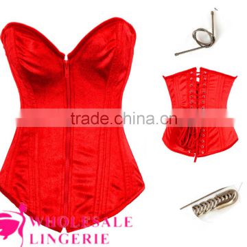 2015 wholesale sexy red mature corset waist training corset for women