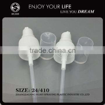 Hot sale 24mm plastic hand lotion pumps