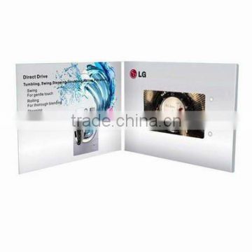 Cheapest 5 inch video greeting cards brochure