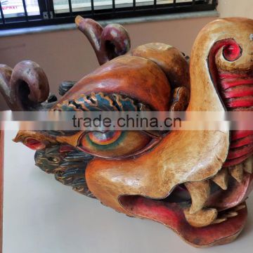 Dragon Mask Wall Hanging Decor Handmade in Nepal