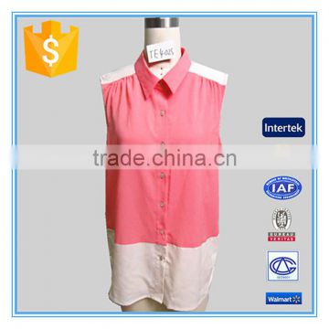 Chiffon Loose New Designs Sexy Summer Color Women Top